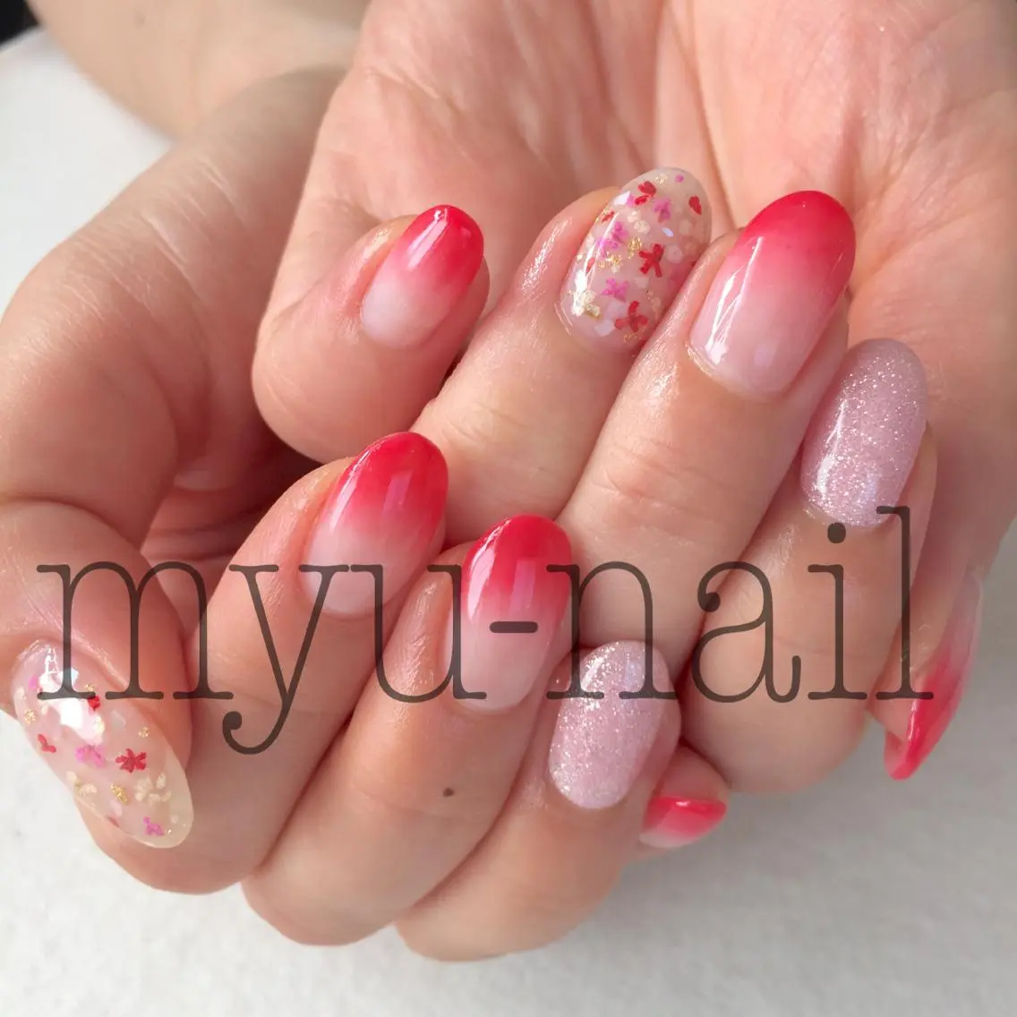 ネイル ハンドネイル ホームサロン myu-nailのネイルデザイン