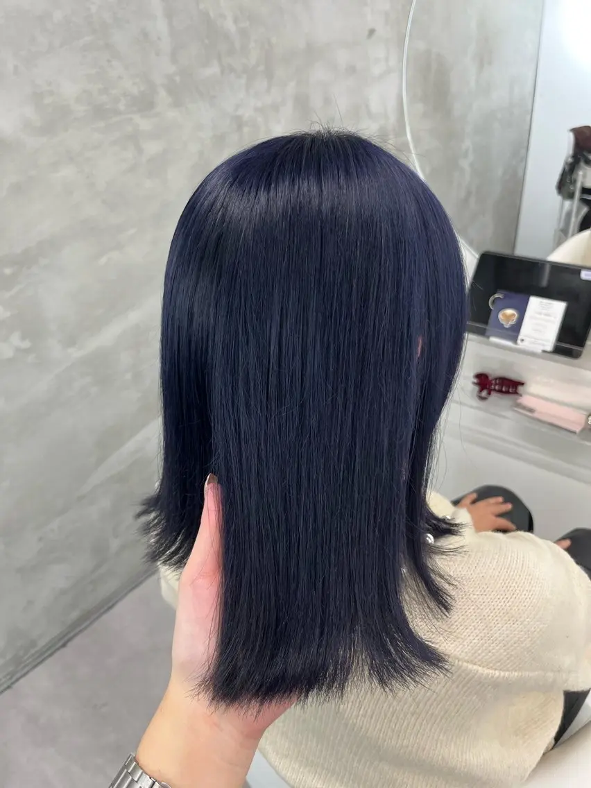 ミディアム カラー yuuna ✮ door whiteのヘアスタイル