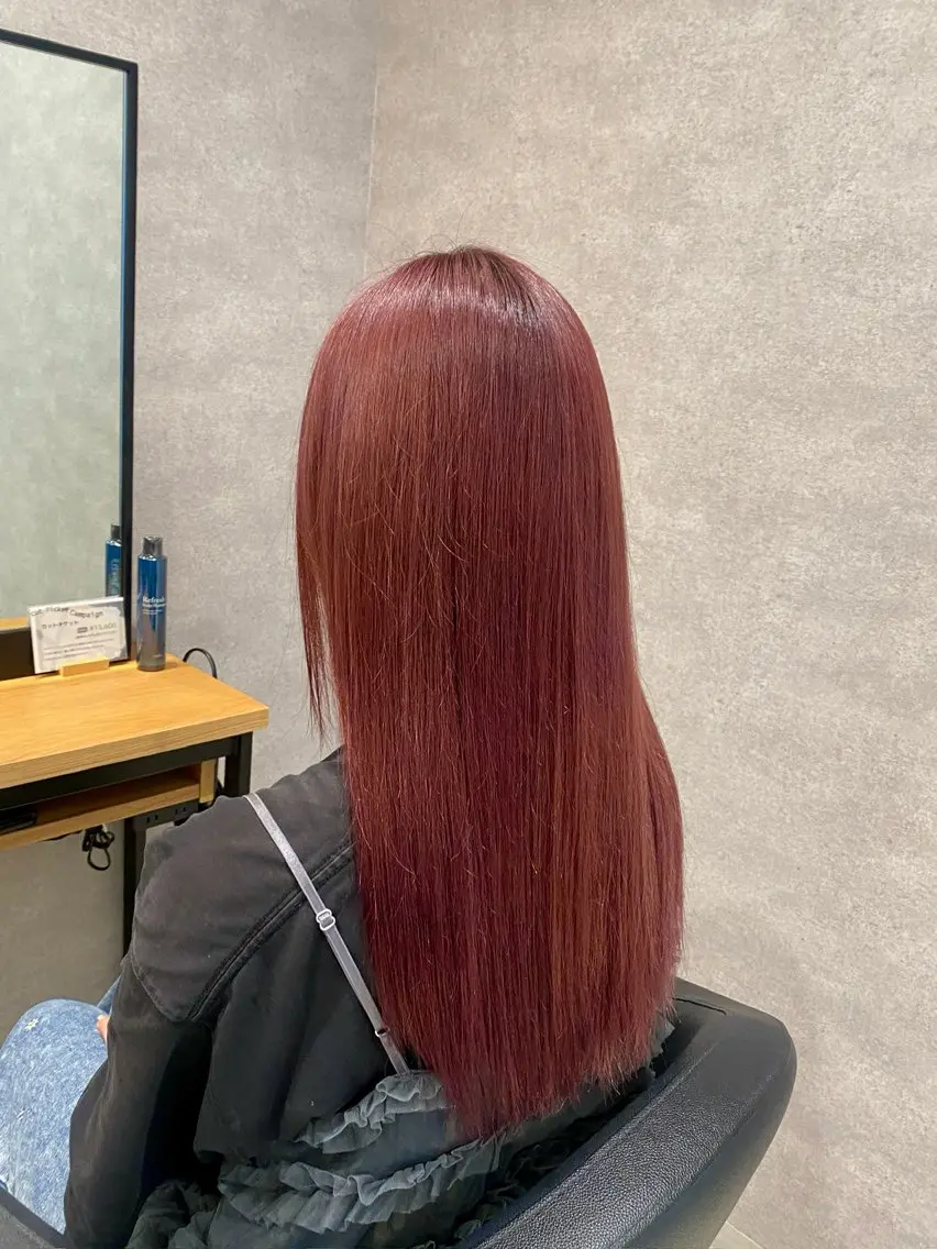 カラー ブリーチ NATSUKI💟 EARTH二俣川のヘアスタイル