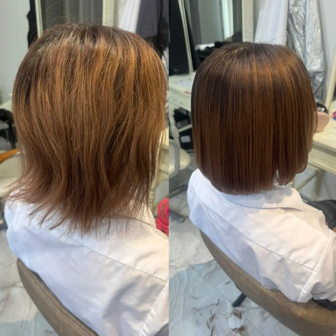 ミディアム パーマ 1日空き◎艶髪 misatoのヘアスタイル