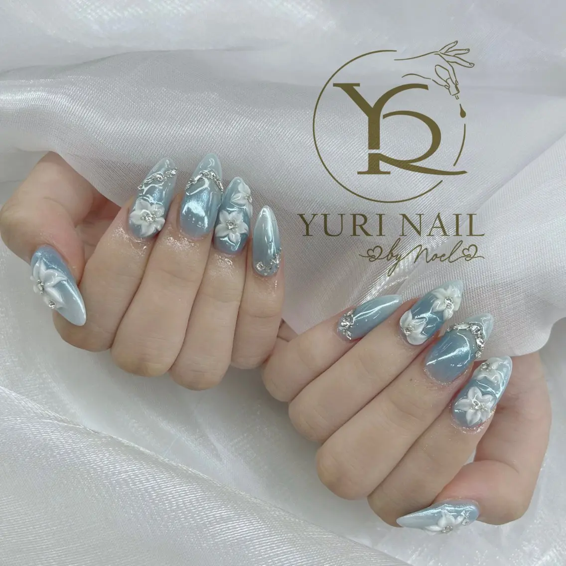 ネイル チークネイル フットネイル フレンチネイル グラデーション キラキラネイル ハンドネイル フットネイル ハンドケア YURI Nail Funabashiのネイルデザイン