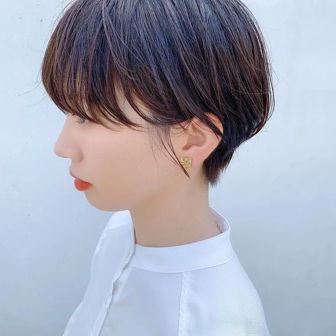 ショート カラー 中川 竜誠のヘアスタイル