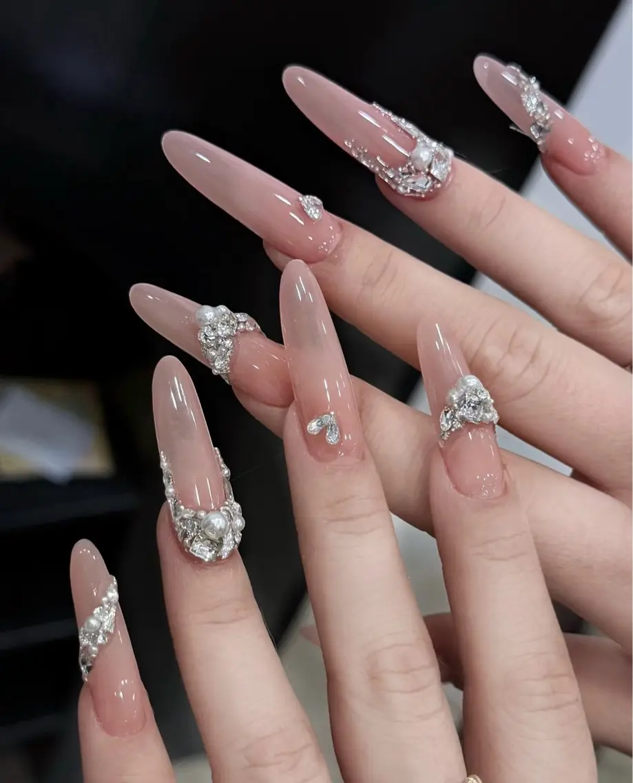 ネイル アートネイル フレンチネイル マグネットネイル ミラーネイル オフィスネイル ハンドネイル Blossom nail_研修のネイルデザイン
