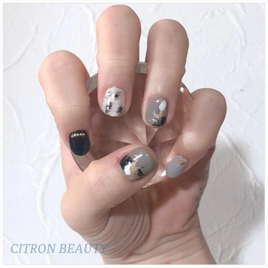 ネイル べっ甲ネイル CITRON NAIL💅練習生のネイルデザイン