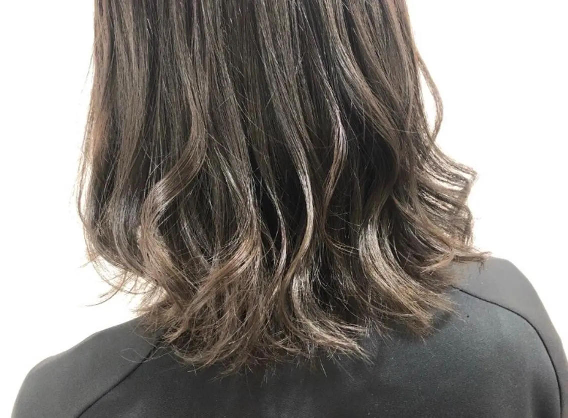 ミディアム アッシュ ❁⃘ ち だ り さ ❁⃘のヘアスタイル