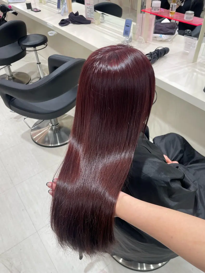 ロング カラー 🤍韓国大人っぽ ベージュMAI🤍のヘアスタイル