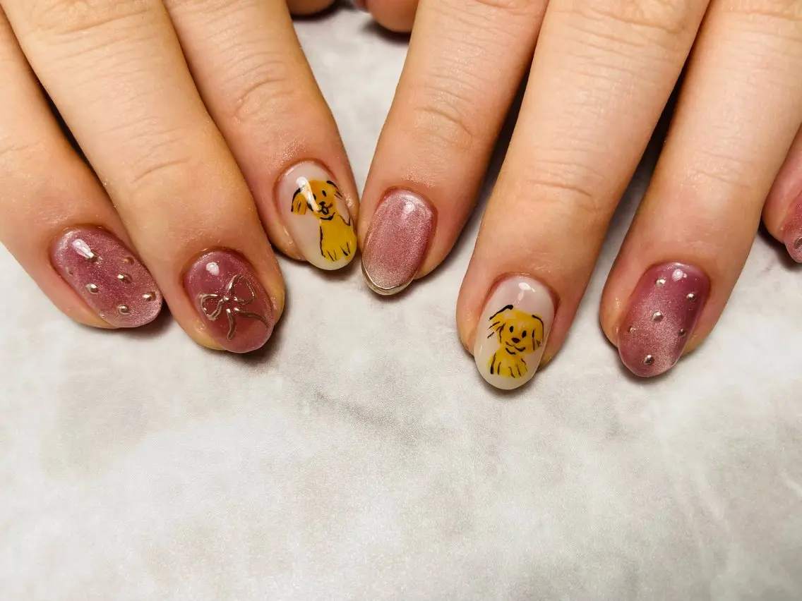ネイル アートネイル マグネットネイル A-nail 閉店のネイルデザイン