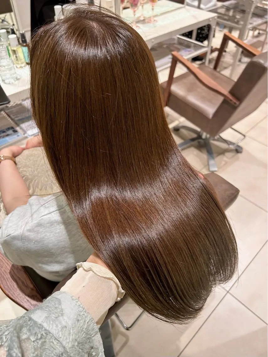 髪質改善パールプラチナトリートメントの写真