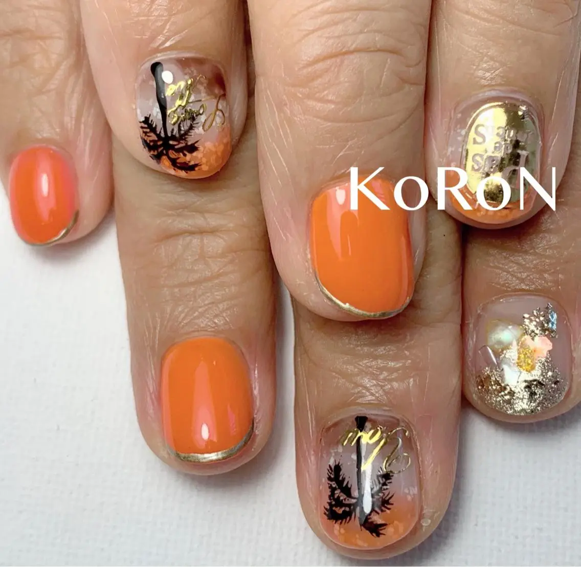 ネイル ハンドネイル 自宅サロン鎌倉 KORONのネイルデザイン