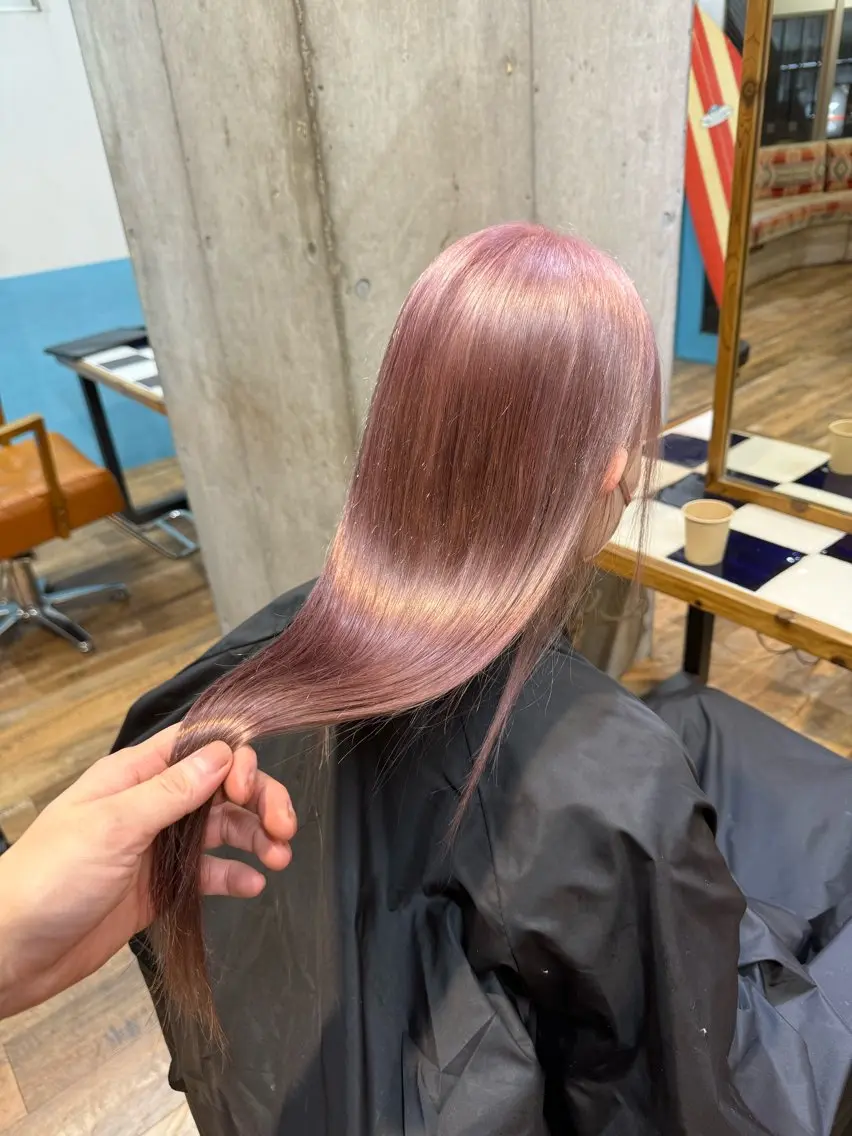 ロング ヘアカラー トリートメント 💖カラー/ブリーチ 💖あつやのヘアスタイル