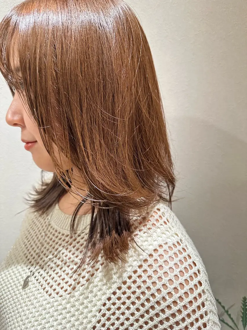 カラー ヘアカラー トリートメント 透明感ツヤカラー 🫧Mahiroの眉毛・アイブロウイメージ