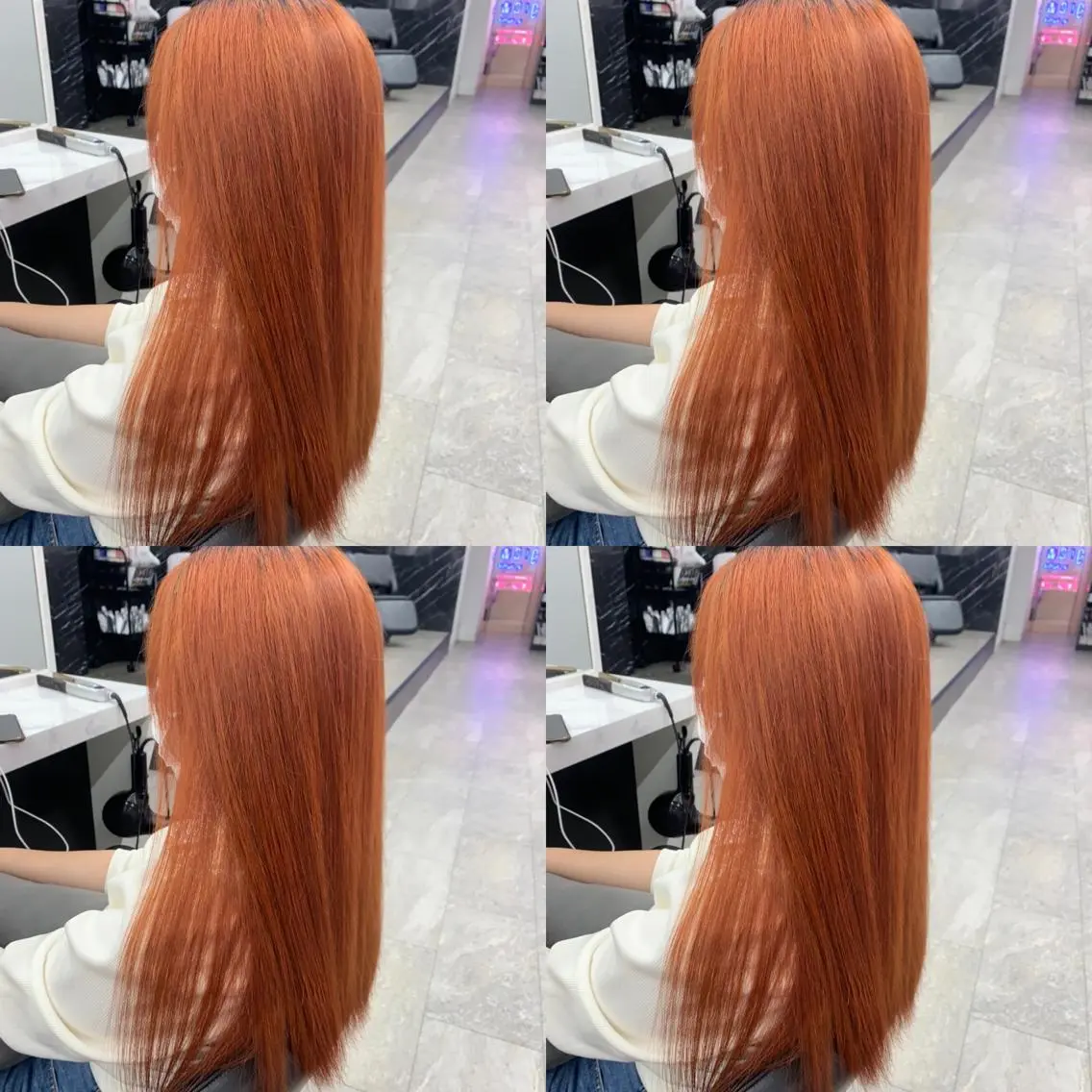 ロング ヘアカラー トリートメント プルエクステ 🖤MIYUのヘアスタイル
