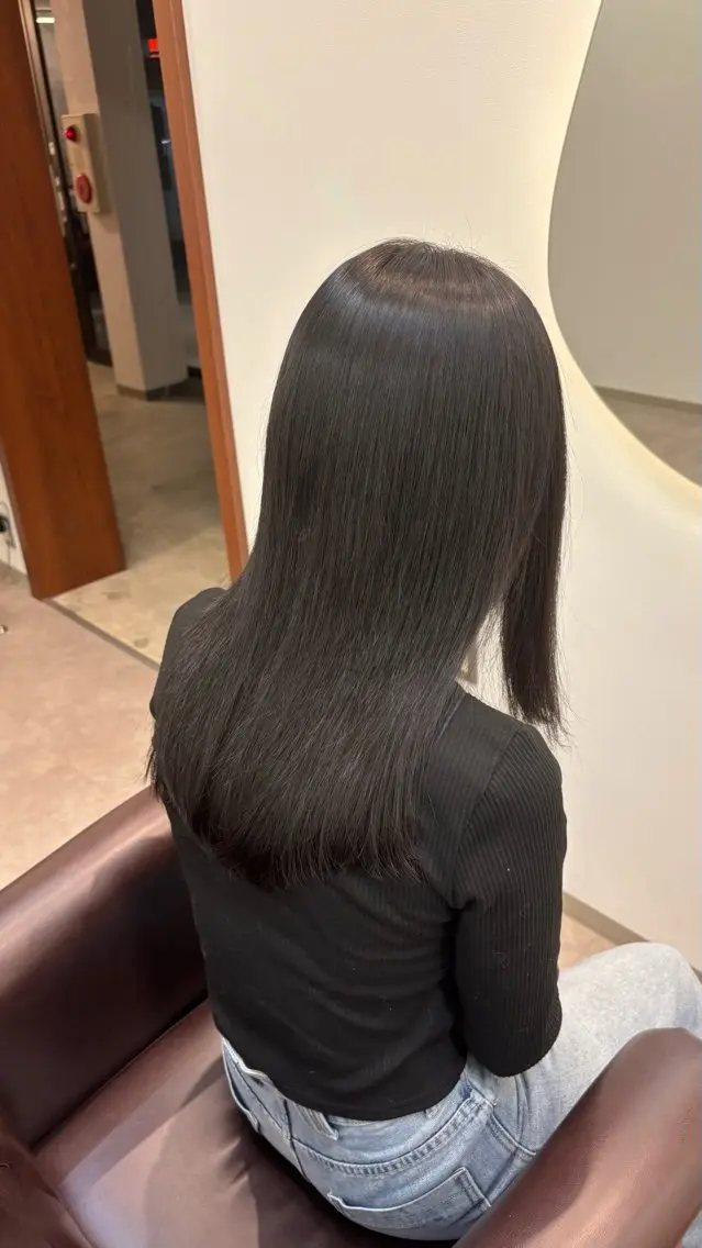 ロング 縮毛矯正 sakura / quailaのヘアスタイル