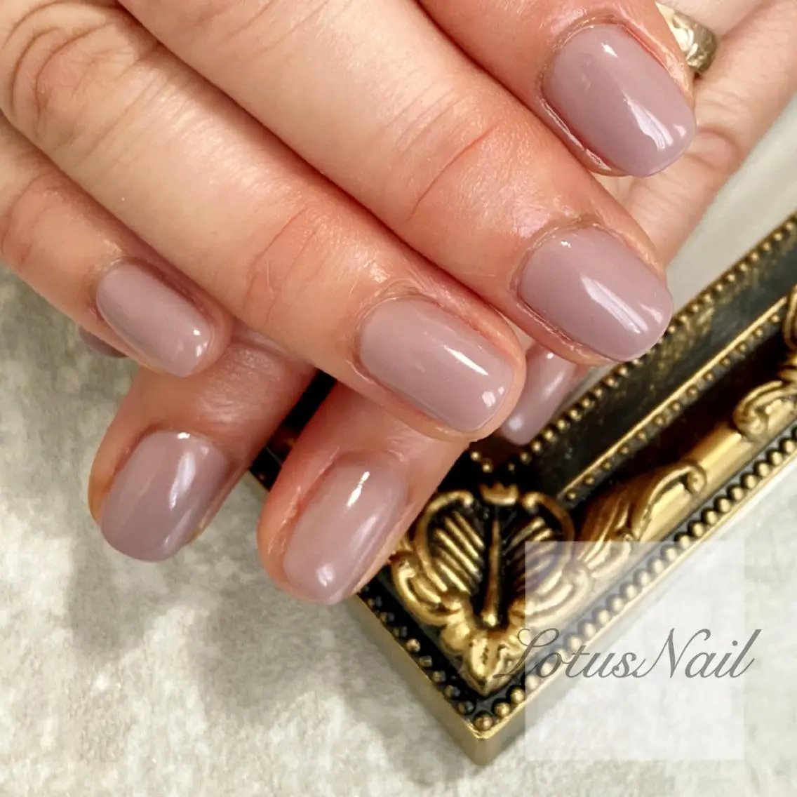 ネイル ワンカラーネイル ハンドネイル Lotus Nailのネイルデザイン
