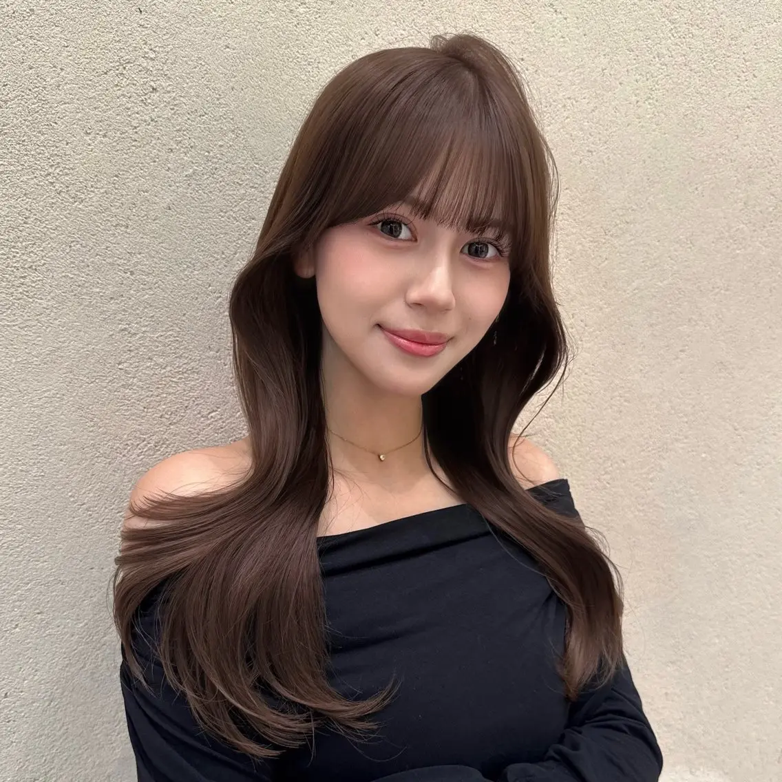 ロング カラー アッシュ ベージュカラー 透明感カラー グレージュ ミルクティーベージュ カット ヘアカラー トリートメント 韓国レイヤーカット 🧸ベージュカラーのヘアスタイル