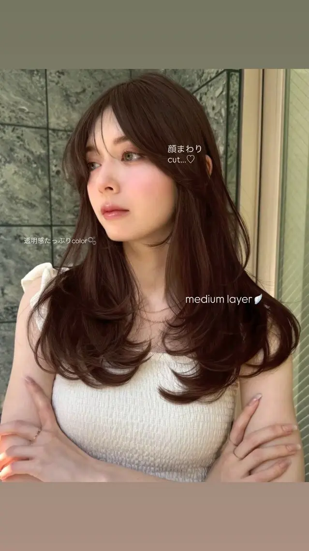 透明感たっぷりワンカラー🥣🎀➕艶々3 Stepトリートメント🫧‪の写真
