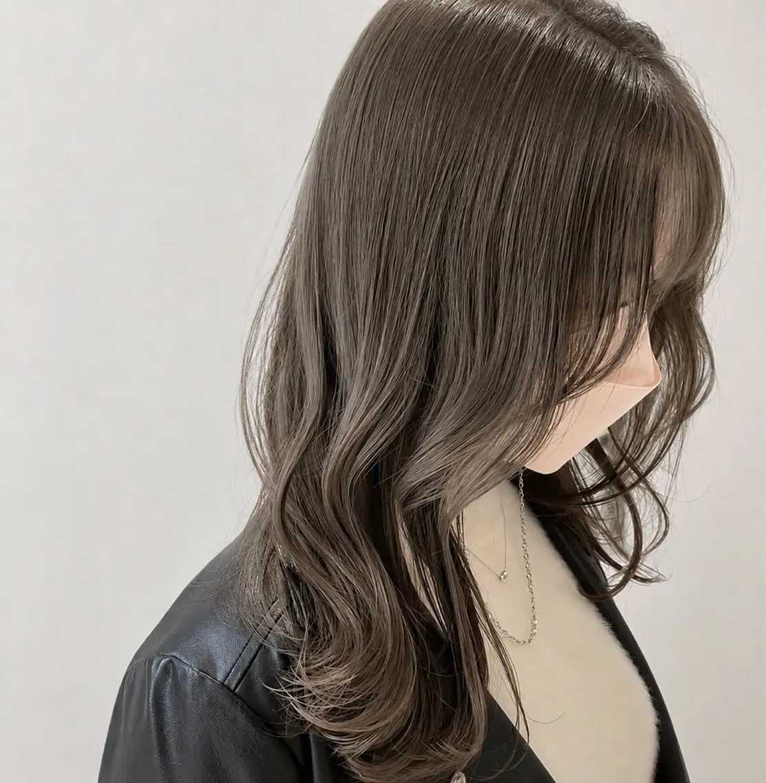 カラー ブリーチ 透明感カラー ダブルカラー ブリーチなしカラー ヘアカラー soyon 心斎橋店のヘアスタイル