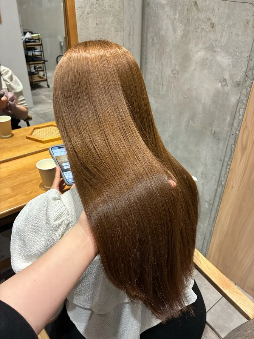 ロング カラー 💖クボ モモ💖のヘアスタイル