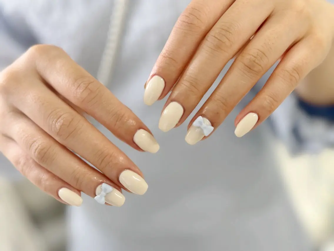 ネイル ワンカラーネイル ハンドネイル ハンドケア Nail&Eye lash Nanaのネイルデザイン