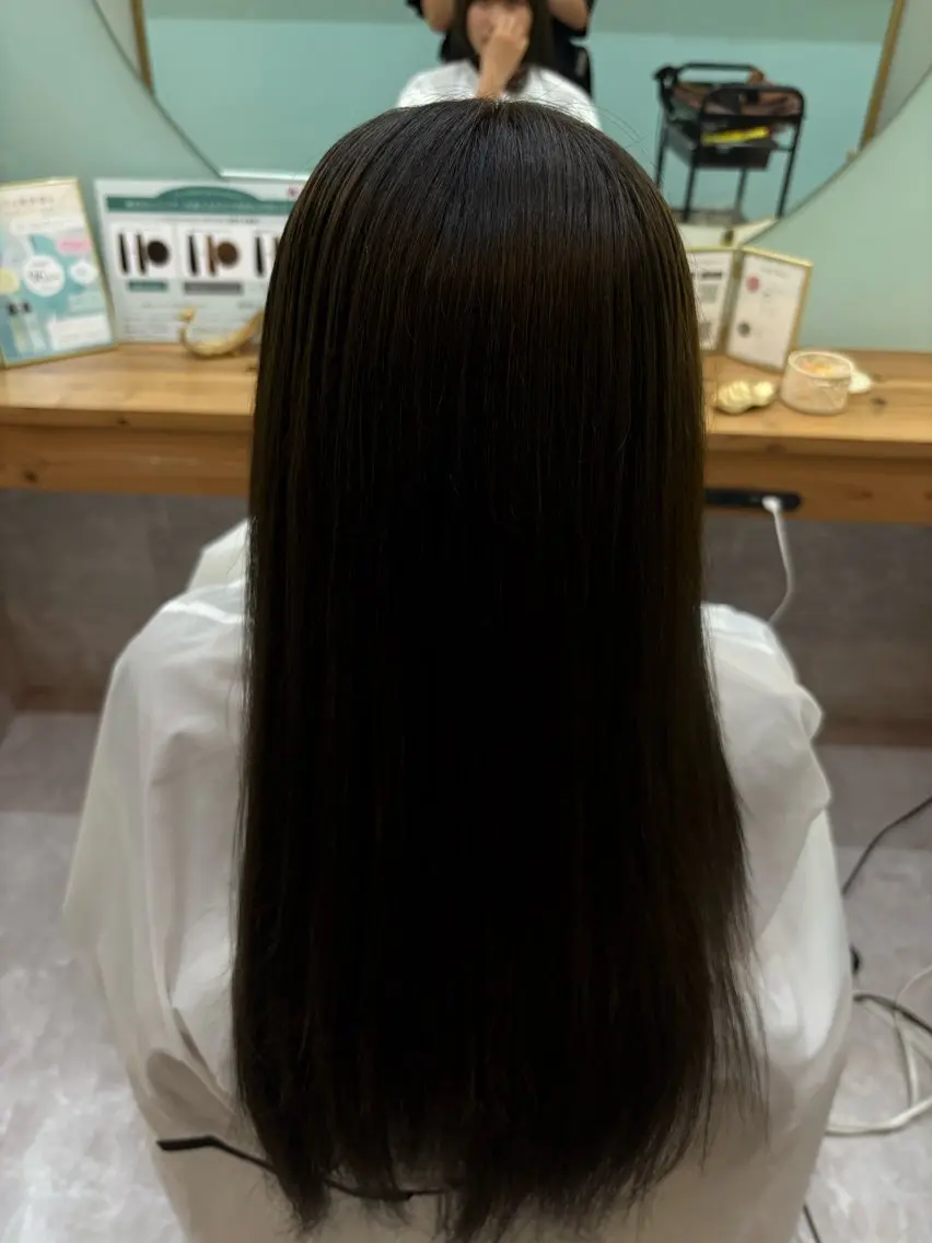 ロング ヘアカラー ツヤツヤ髪🦕# 彩羽🫧🪽のヘアスタイル