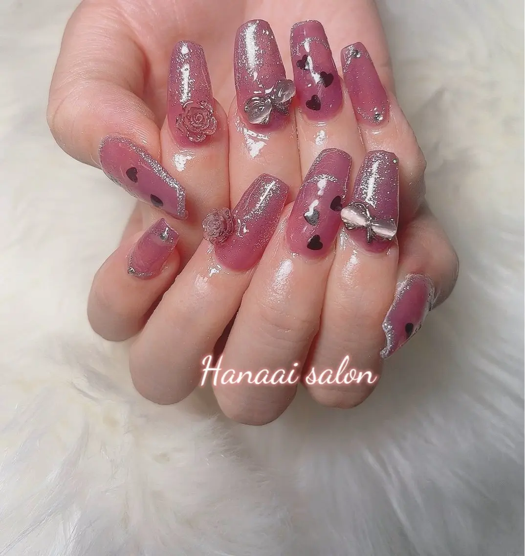 セミロング Hanaai Salon新宿店のネイルデザイン
