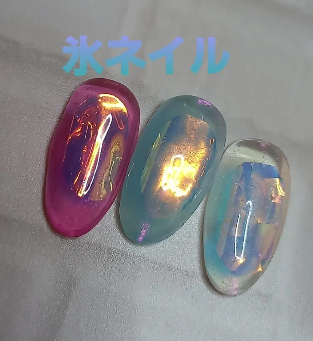 ネイル 氷ネイル・うるうるネイル salon de  Princessのネイルデザイン