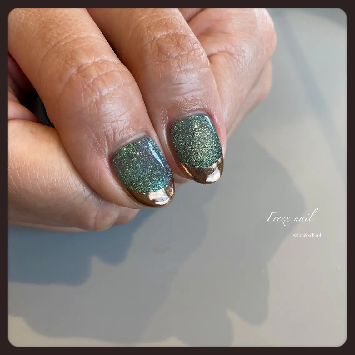 ネイル マグネットネイル ハンドネイル ハンドケア freex nail /ニュアンス/個性派のネイルデザイン