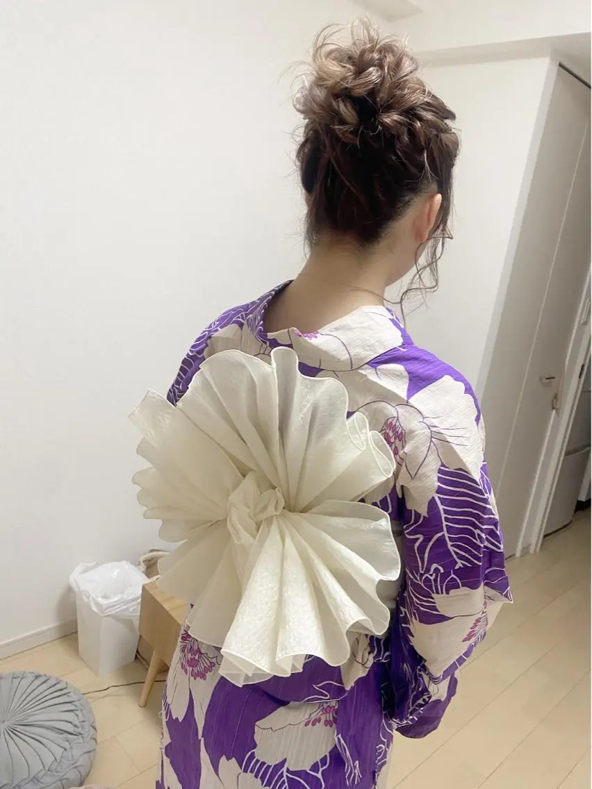 【❤️着付け❤️】祭りで浴衣を着る方👘急なイベントには是非❣️の写真