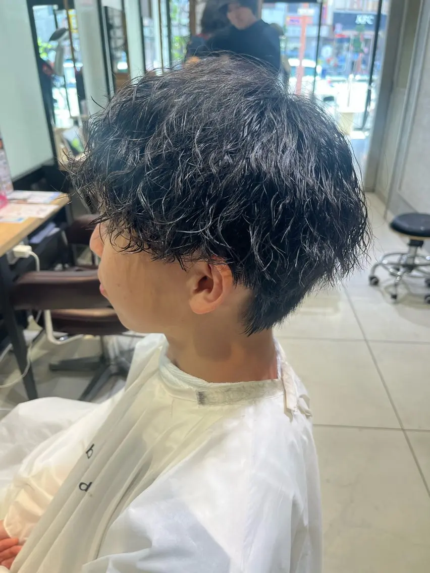 パーマ メンズ カット ヘッドスパ ✨髪質改善カラー✨ ななみのヘアスタイル