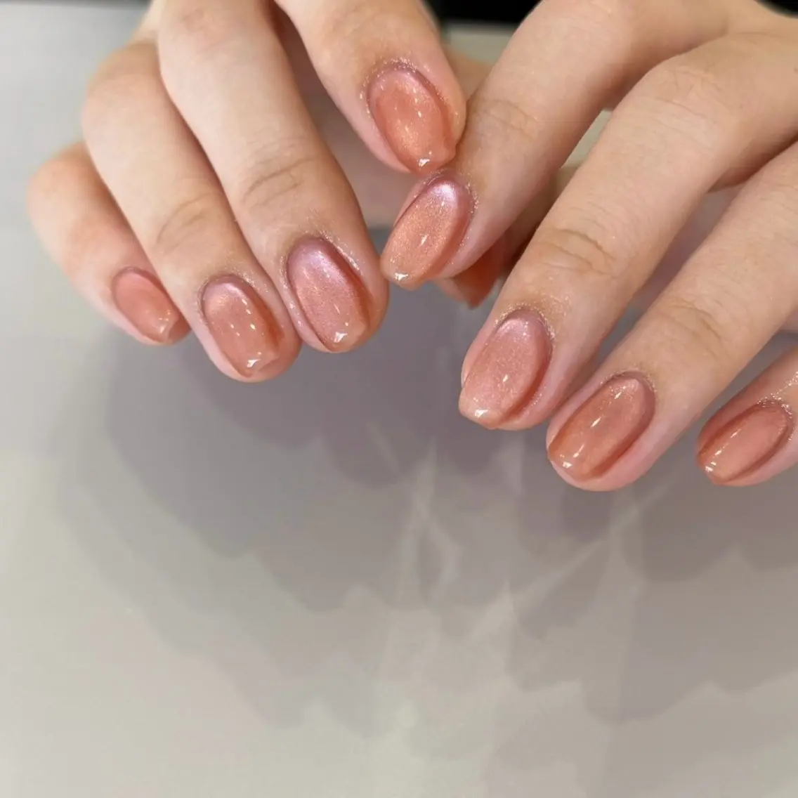 ネイル マグネットネイル オフィスネイル nail◯ petitnanoのネイルデザイン