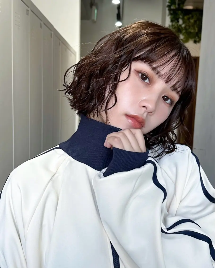 【トリートメント✨️1100円オフ✨️】カット+デジタルパーマ+トリートメントの写真