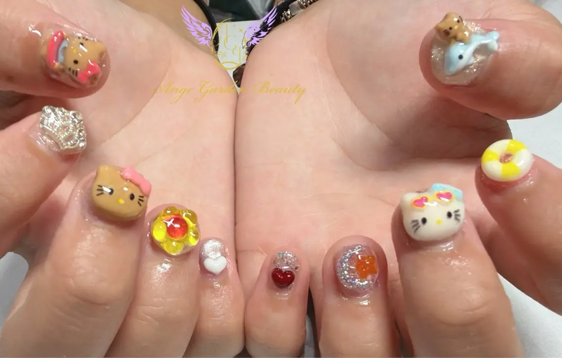 ネイル ハンドネイル AngeGarden Beautymihoのネイルデザイン
