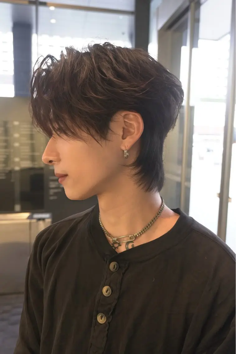パーマ メンズ ダウンパーマ メンズパーマ カット パーマ 湖城 恵吾のヘアスタイル