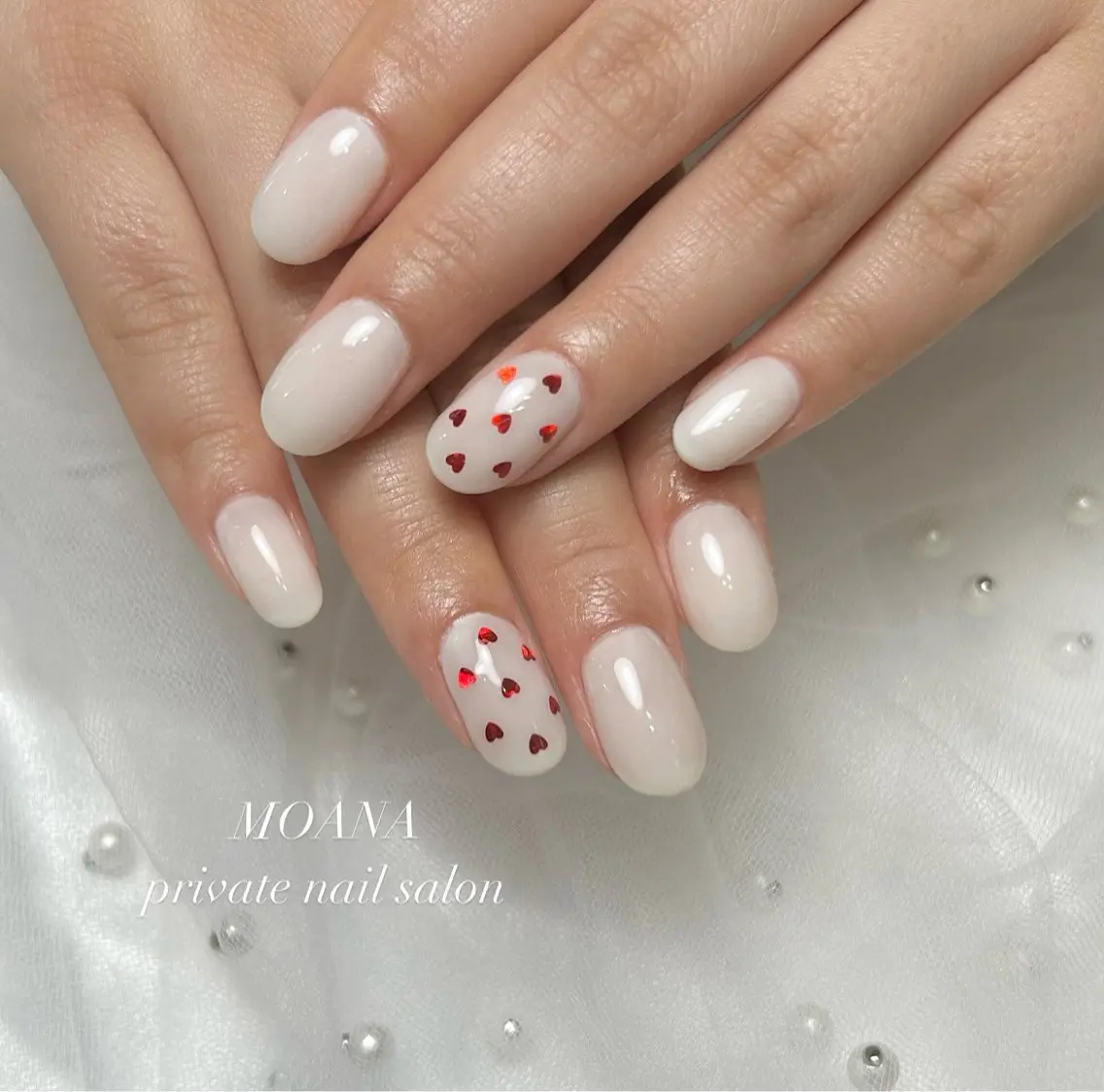 ネイル ハート MOANA NAILのネイルデザイン