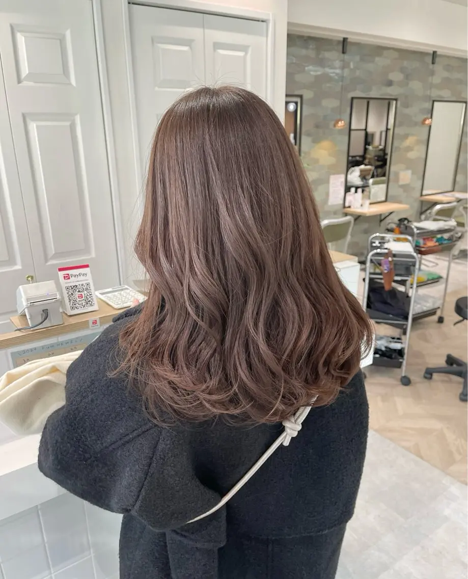 ロング カラー カット ヘアカラー * 透明感カラー c h i h o *のヘアスタイル
