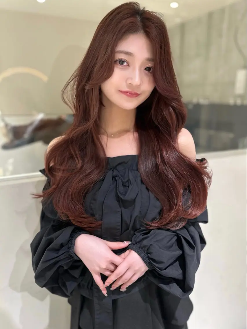 ロング カラー カット ヘアカラー トリートメント 《髪質改善✖️オリー ブ🧸》小嶋拓也のヘアスタイル