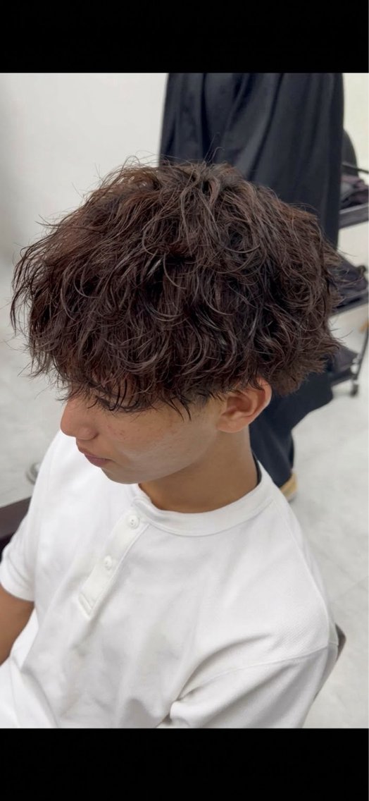 【✨動かしすぎたくない方✨】✂️メンズカット+シャドウパーマ✂️ 🔥初パーマにもおすすめ🔥の写真