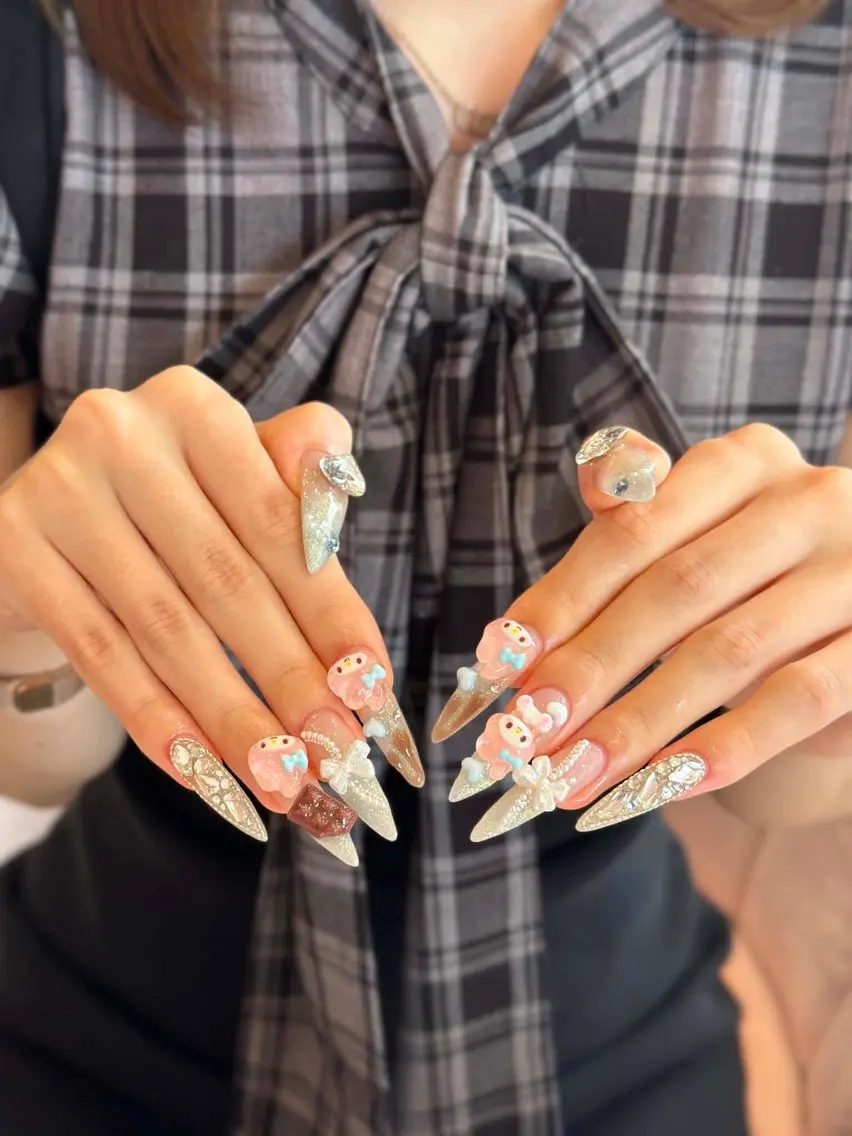 ネイル ジェルネイル 韓国ネイル 持ち込み シンプルネイル ワンホンネイル ハンドネイル AURA Nailsalonのネイルデザイン