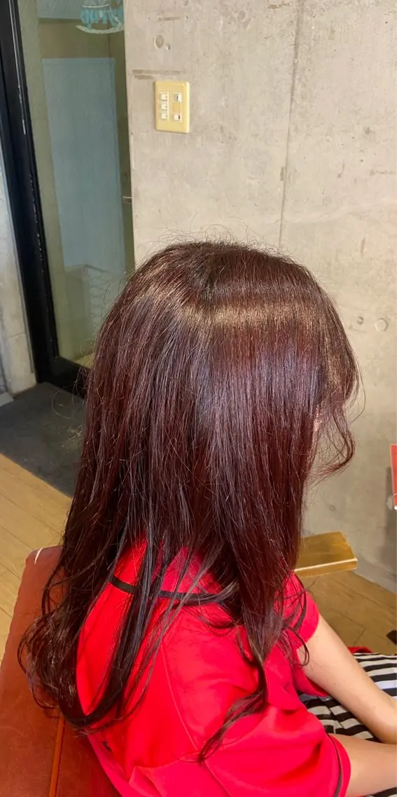 カラー ピンクカラー 西内 亮太のヘアスタイル