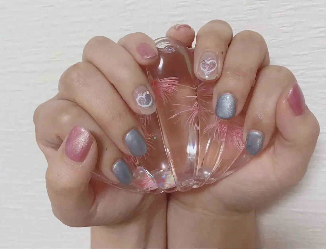 ネイル ハート 林 ✨syousyouのネイルデザイン