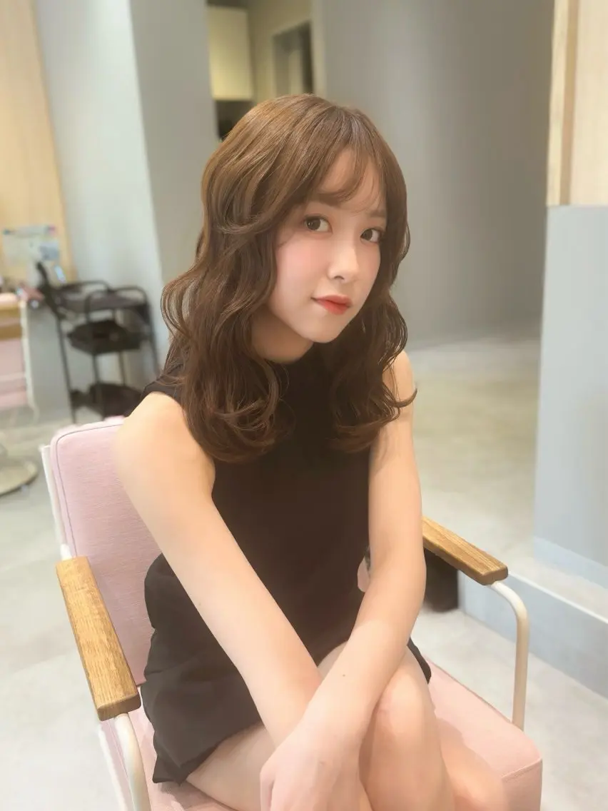 セミロング カラー カット ヘアカラー トリートメント ヘアセット ✂️似合わせの魔術師 石田一樹✂️のヘアスタイル