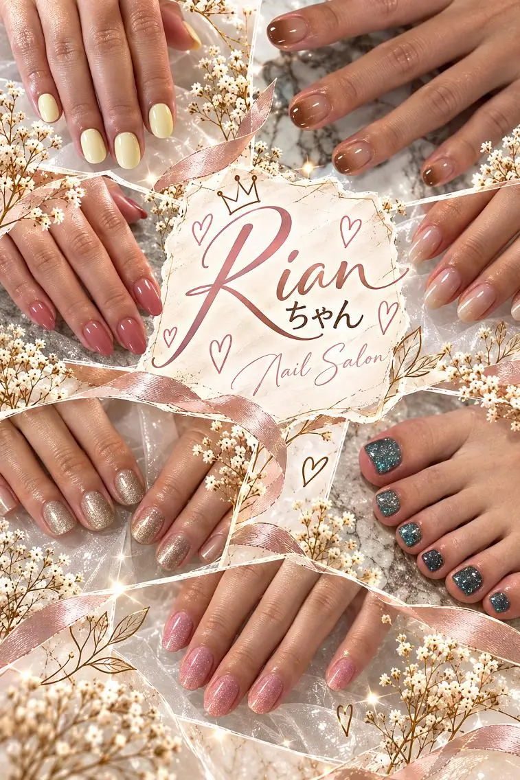 【Rian限定♡】足元ちょい盛れ♡わがままアート🎀の写真