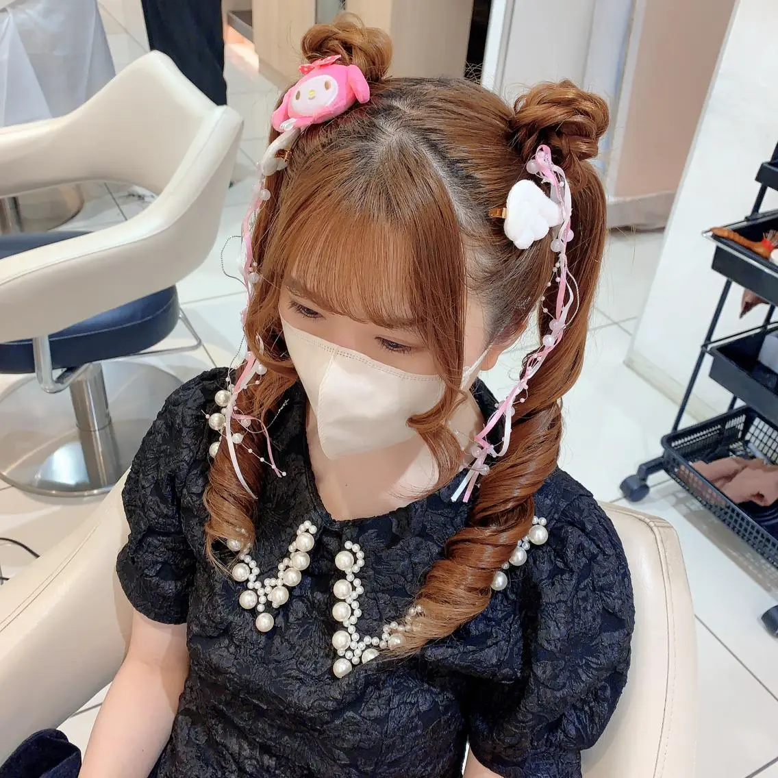 ロング ヘアアレンジ 宮永 璃沙のヘアスタイル