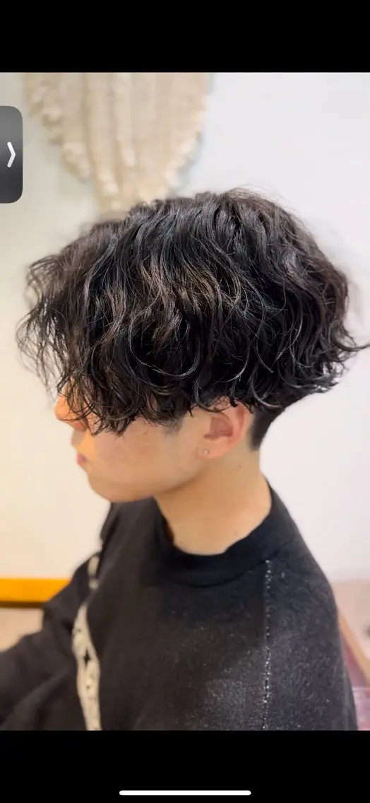ショート パーマ カット パーマ 三井淳平 /メンズパーマのヘアスタイル