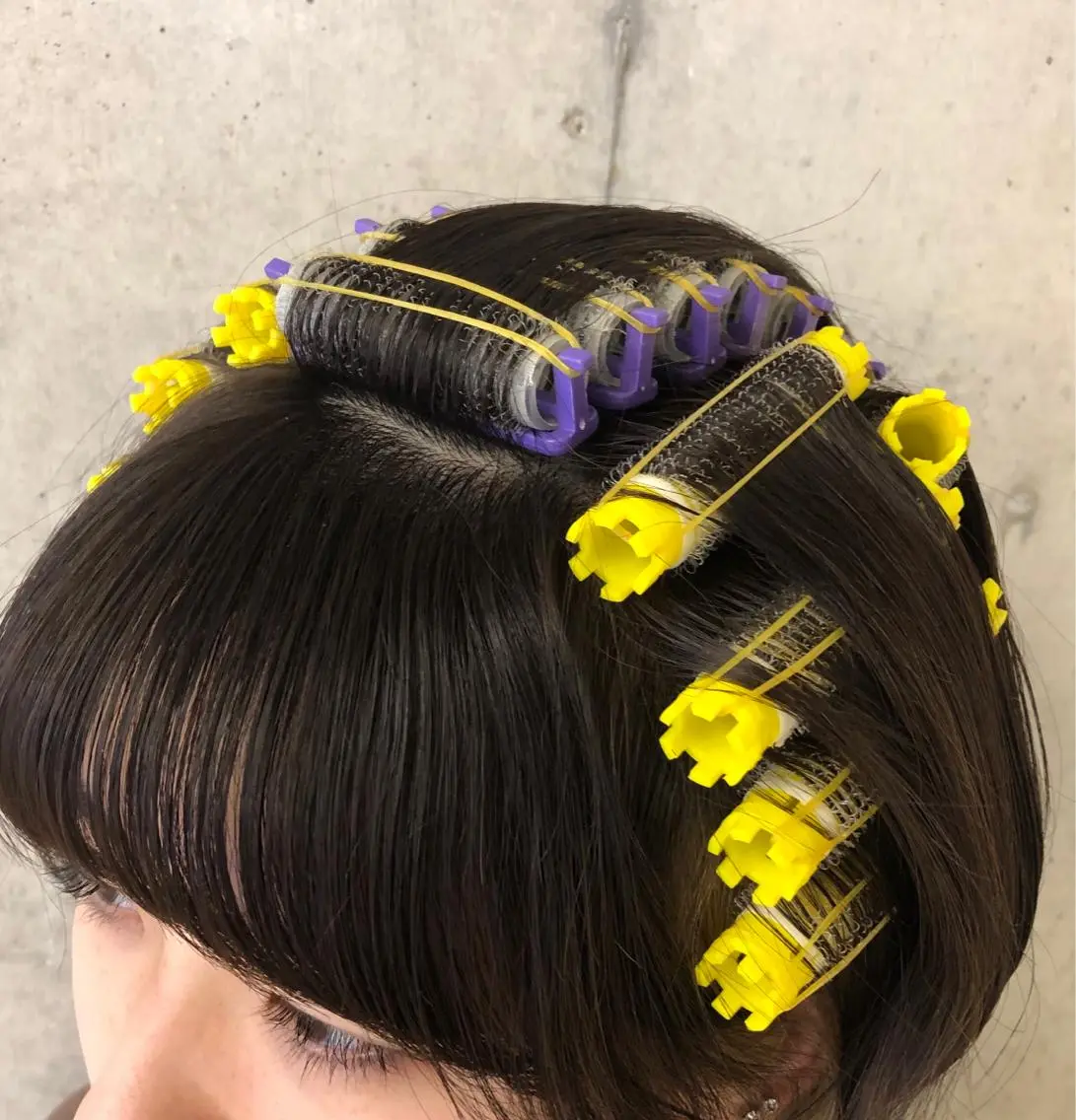 ミディアム パーマ 韓国風ヘア カット パーマ 根元パーマミニパーマ 韓国パーマ関根慶介のヘアスタイル