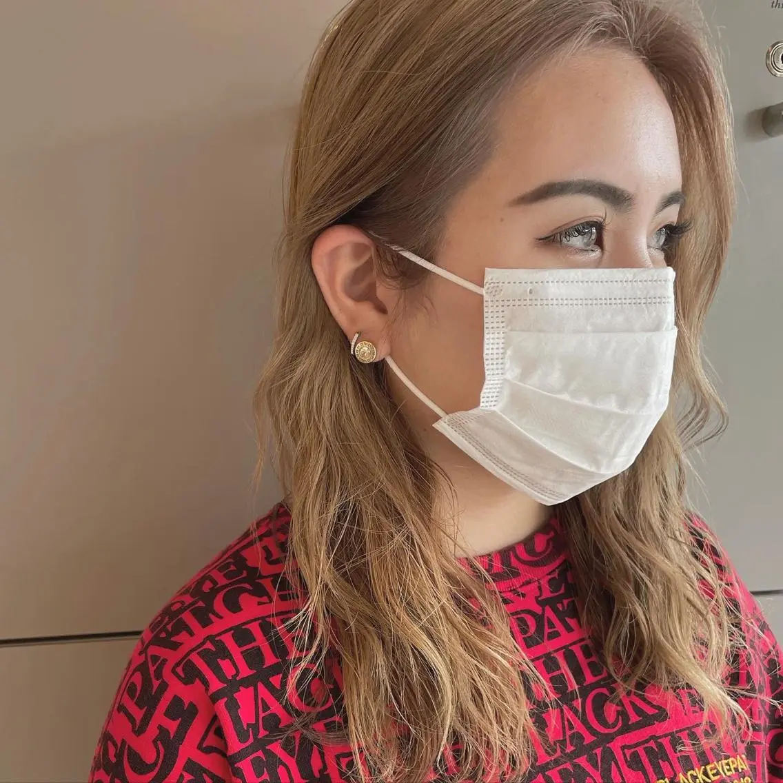 セミロング 切りっぱなしボブ ショートボブ セミロングパーマ ミストバング ボブ モテ髪/ボブ/ショー ト/アダチフウトのヘアスタイル