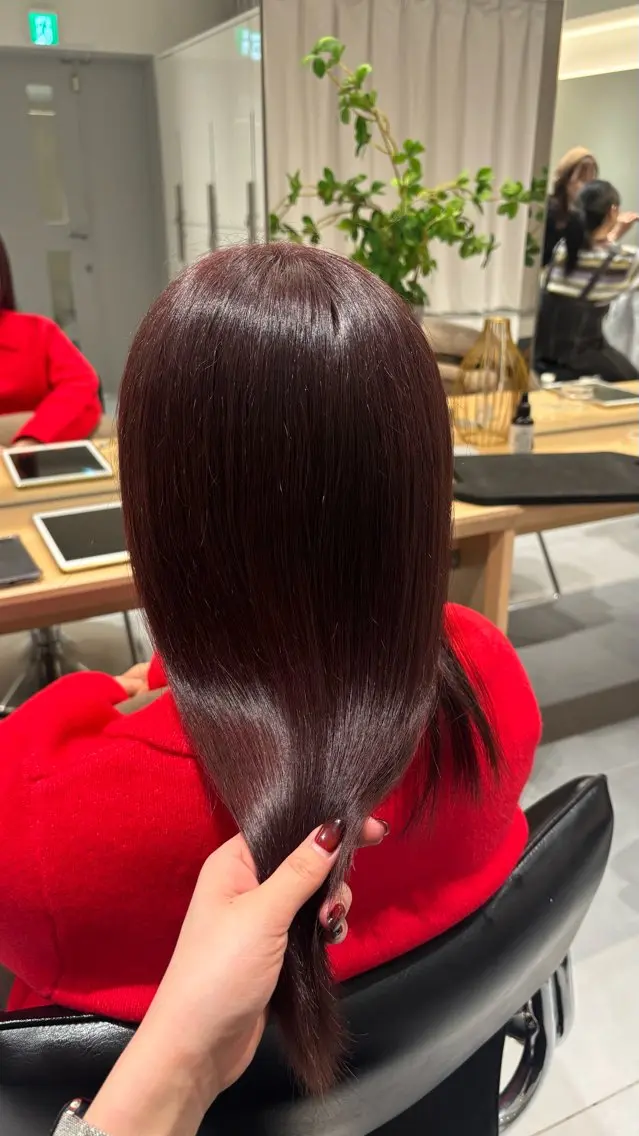 セミロング カラー ヘアカラー トリートメント ヘアセット 莉瑠 / ボブモデル募集🐃のヘアスタイル