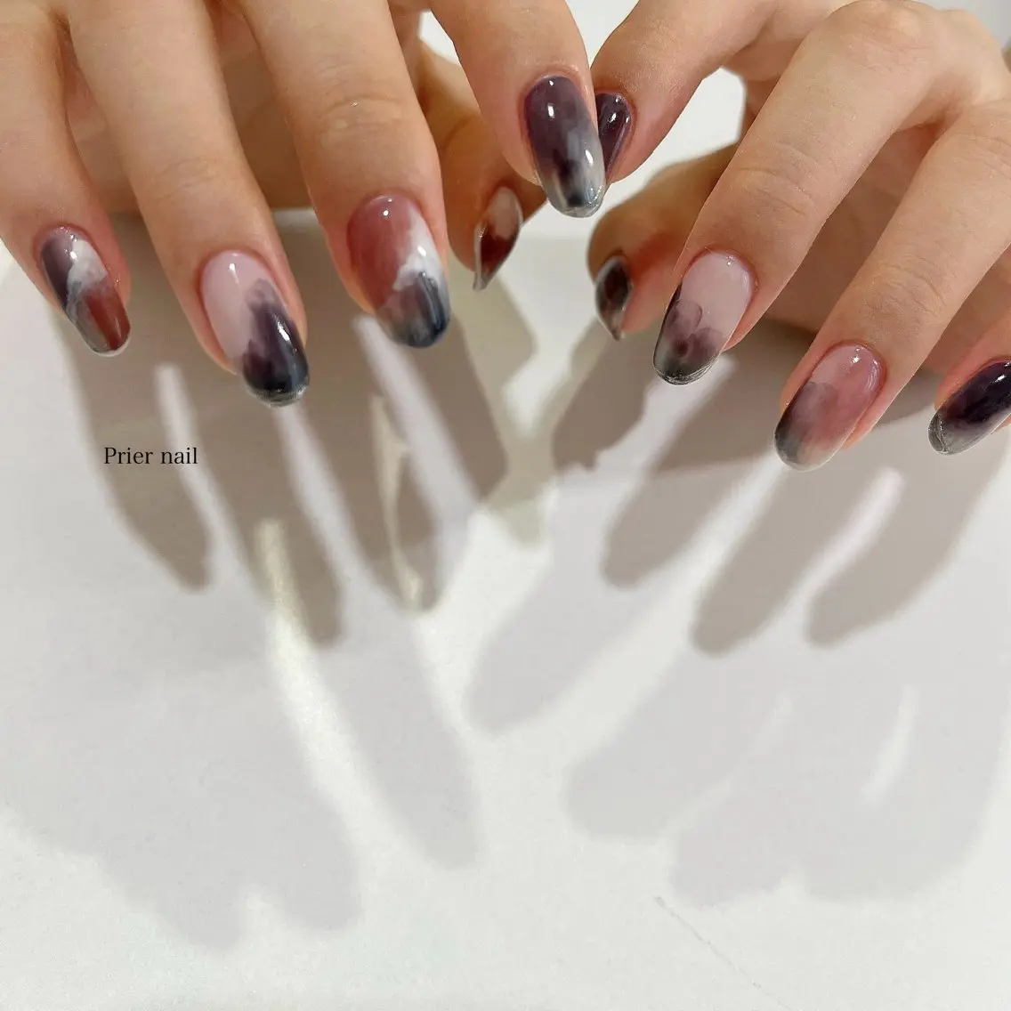 ネイル アートネイル ニュアンスネイル Prier nailのネイルデザイン