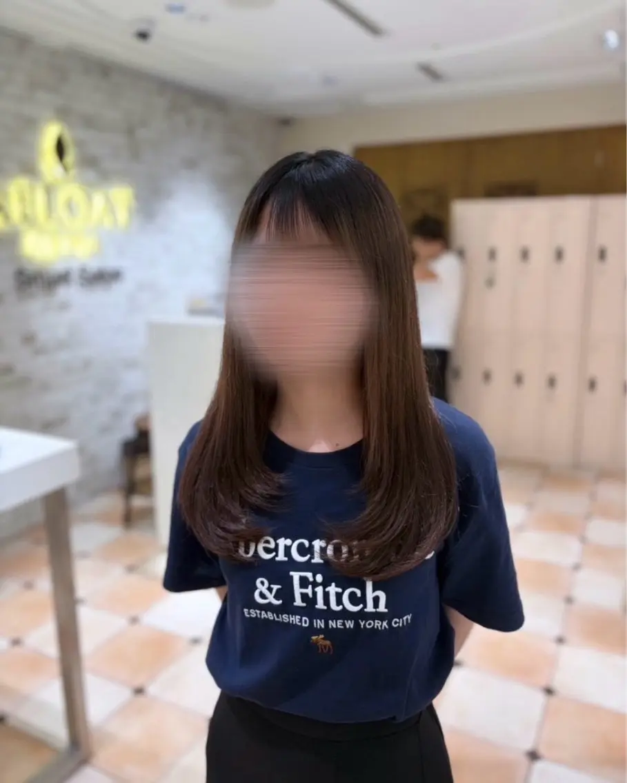ロング ロングレイヤー レイヤーカット ロング はるな /レイヤーカットのヘアスタイル