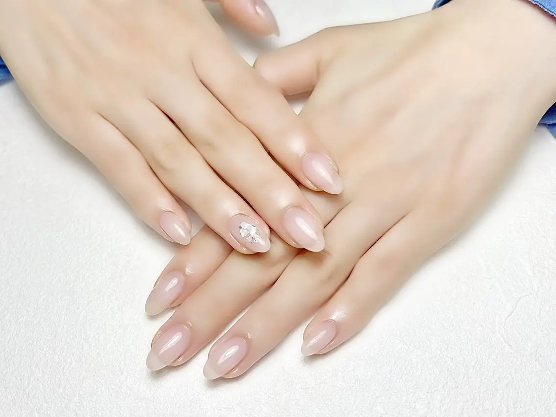 ネイル オフィスネイル ワンカラーネイル 夏ネイル rouse nail RISATOのネイルデザイン